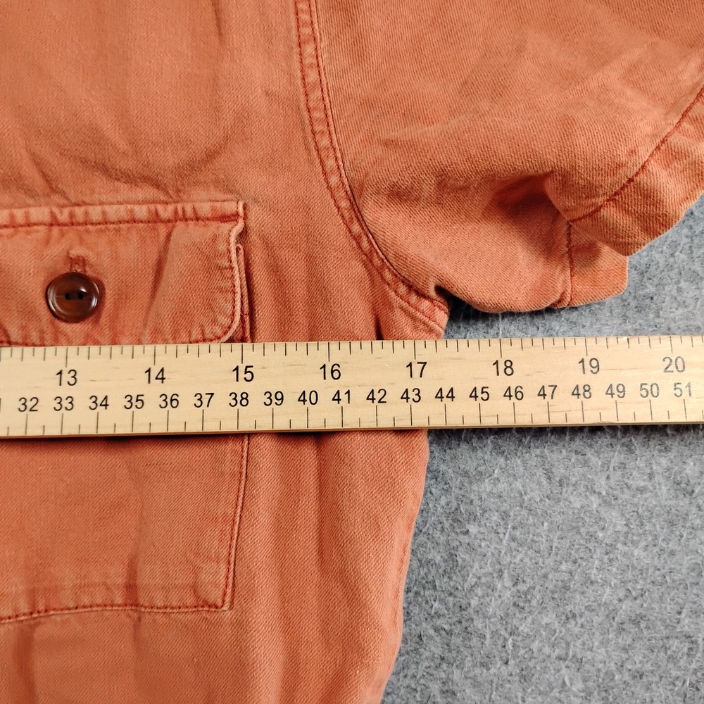 Outerknown S SEA Suit Jumpsuit Womens Orange Rust Utility Coveralls - Picture 3 of 10